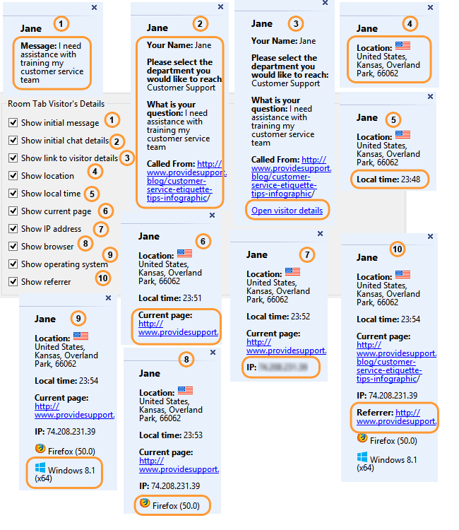 Chat Room Tab Visibility