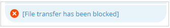 File transfer limitation